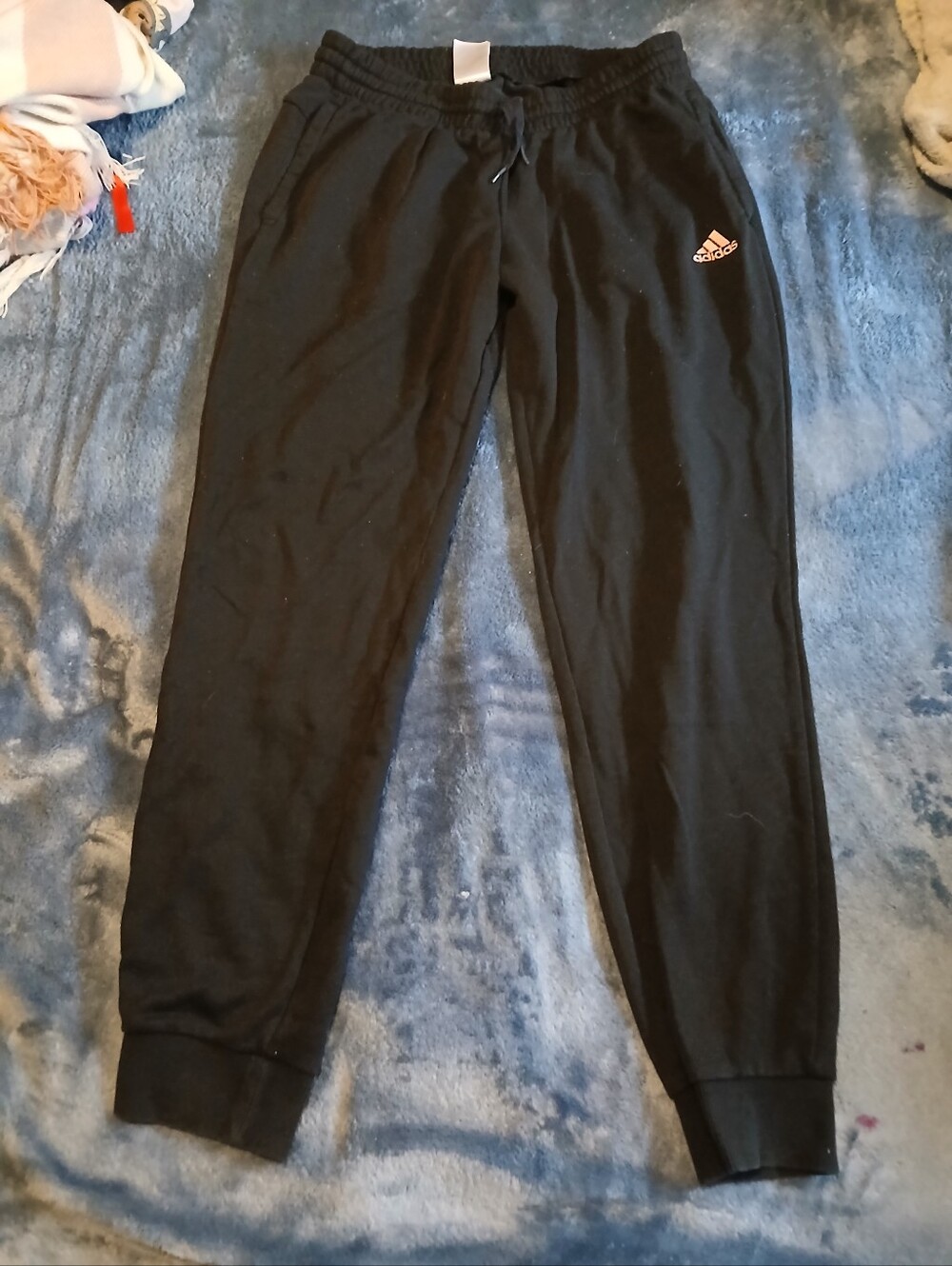 adidas Black Jogger Sweatpants with Logo
